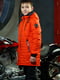 Куртка сине-оранжевая в камуфляжный принт | 5523415 | фото 3