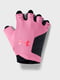 Перчатки черно-розовые с логотипом | 5493368 | фото 3