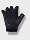Перчатки черно-розовые с логотипом | 5493368 | фото 4