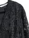 Сукня чорна з візерунком-мереживом | 5511616 | фото 2