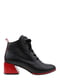 Ботинки черно-красные | 5507982 | фото 3