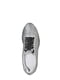 Кросівки сріблястого кольору в однотонний квітковий візерунок | 5530295 | фото 4