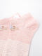 Носки персикового цвета с рисунком и в полоску | 5530591 | фото 3