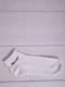 Шкарпетки білі з логотипом | 5530606