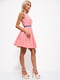 Платье розово-белое в полоску | 5530641 | фото 2