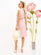 Сукня рожево-біла в смужку | 5530714 | фото 3