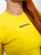 Лонгслив спортивный желтый с логотипом | 5530719 | фото 5