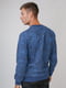 Джемпер джинсового цвета в принт | 5526383 | фото 2