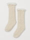 Шкарпетки кремового кольору з візерунком | 5531104