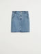 Спідниця синя джинсова | 5526144 | фото 4