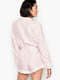 Комбинезон пижамный бело-розовый в полоску | 5534917 | фото 2