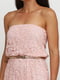 Платье персикового цвета с узором | 5535199 | фото 3