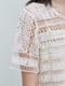 Сукня молочного кольору з візерунком | 5535214 | фото 4