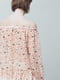 Блуза розовая в цветочный принт | 5535393 | фото 4