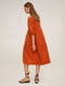Платье оранжевого цвета | 5535943 | фото 5