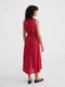 Платье красное в принт | 5536066 | фото 4