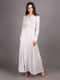 Платье белое в принт | 5537725