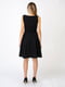 Сукня чорна з квітковою вишивкою | 5527343 | фото 2