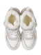 Ботинки бело-серые с логотипом | 5539172 | фото 4