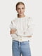 Блуза біла з візерунком | 5529337 | фото 3