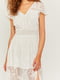 Сукня біла з візерунком | 5542052 | фото 3