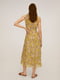 Платье желтое с цветочным принтом | 5508391 | фото 5