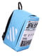 Рюкзак для ручной клади голубой с принтом | 5547741 | фото 5