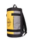 Рюкзак желто-серый с принтом | 5547743 | фото 2