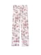 Брюки пижамные розовые с цветочным принтом | 5547844 | фото 3