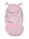 Шапка-шлем розовая с орнаментом | 5548518