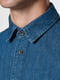 Рубашка джинсовая синя | 5550841 | фото 2