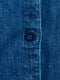Рубашка джинсовая синяя | 5550862 | фото 2
