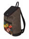 Рюкзак коричневий з принтом | 2854909 | фото 3