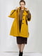 Пальто-разлетайка желтое | 5561126 | фото 2
