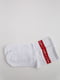 Шкарпетки білі з принтом | 5553671 | фото 2