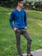 Пуловер синий | 5553730 | фото 2