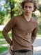 Пуловер коричневий | 5553740 | фото 6