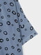 Сукня-туніка блакитна з принтом | 5562543 | фото 2