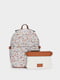 Рюкзак с цветочным принтом | 5562709 | фото 3