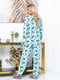 Пижама: джемпер, брюки и маска для сна | 5564995 | фото 3