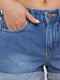Шорты синие джинсовые | 5566165 | фото 4