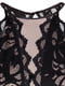 Платье черное с кружевом | 5567851 | фото 4