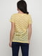 Блуза желтая с цветочным узором | 5567998 | фото 2