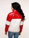 Куртка біло-червона | 5359013 | фото 2