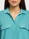 Блуза голубая | 5571108 | фото 3