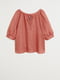 Блуза теракотового кольору | 5508332 | фото 2