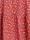 Блуза червона у принт | 5508350 | фото 3