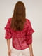 Блуза красная в принт | 5508392 | фото 5