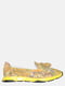 Балетки желтые с принтом | 5561249 | фото 3