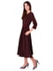 Платье коричневое в принт | 5579965 | фото 4